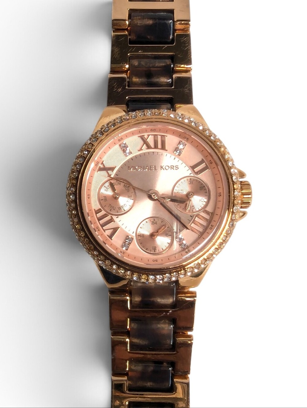 Michael Kors Camille MK4308 Rose Gold Stainless Steel Analog Watch